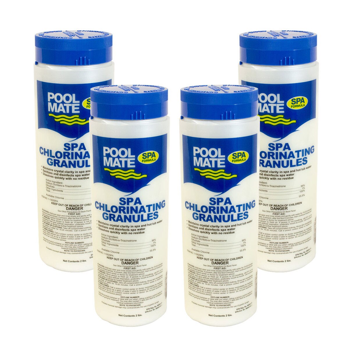 Pool Mate Spa Chlorine Granules 8 Lbs Spa Chlorine Splash Super Center