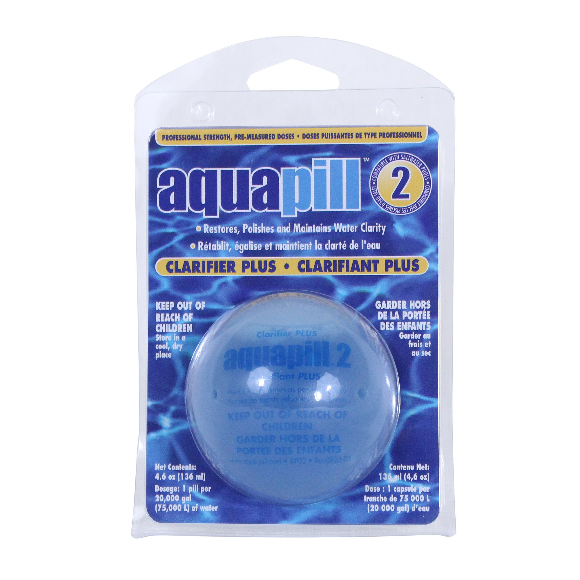 Aqua Pill 2 Swimming Pool Water Clarifier Plus Chemical eBay