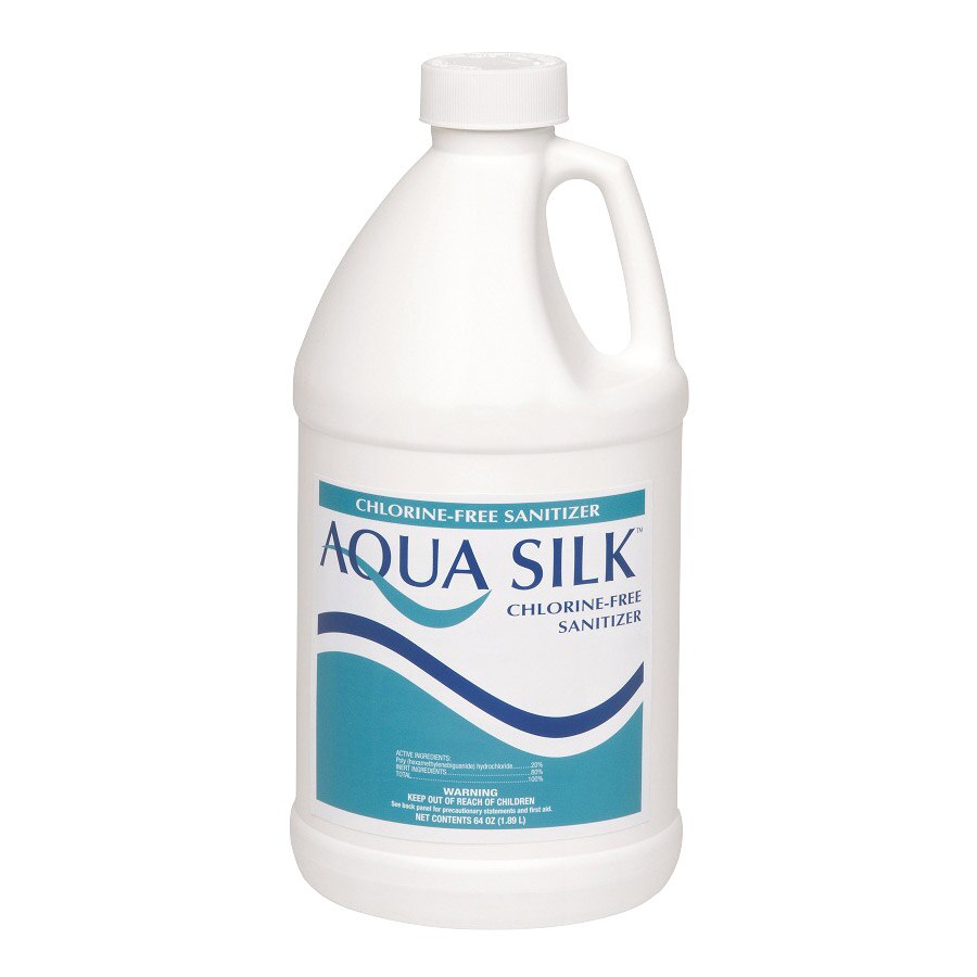 Aqua Silk 4 x 1/2 Gallon Chlorine Free Sanitizer Splash Super Center