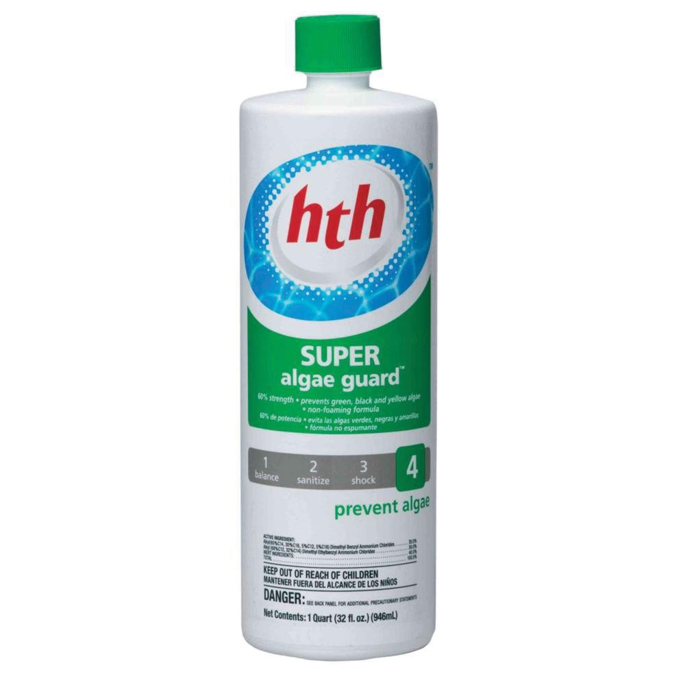 HTH Super Algae Guard 6 Quarts NonFoaming Pool Algaecides Splash