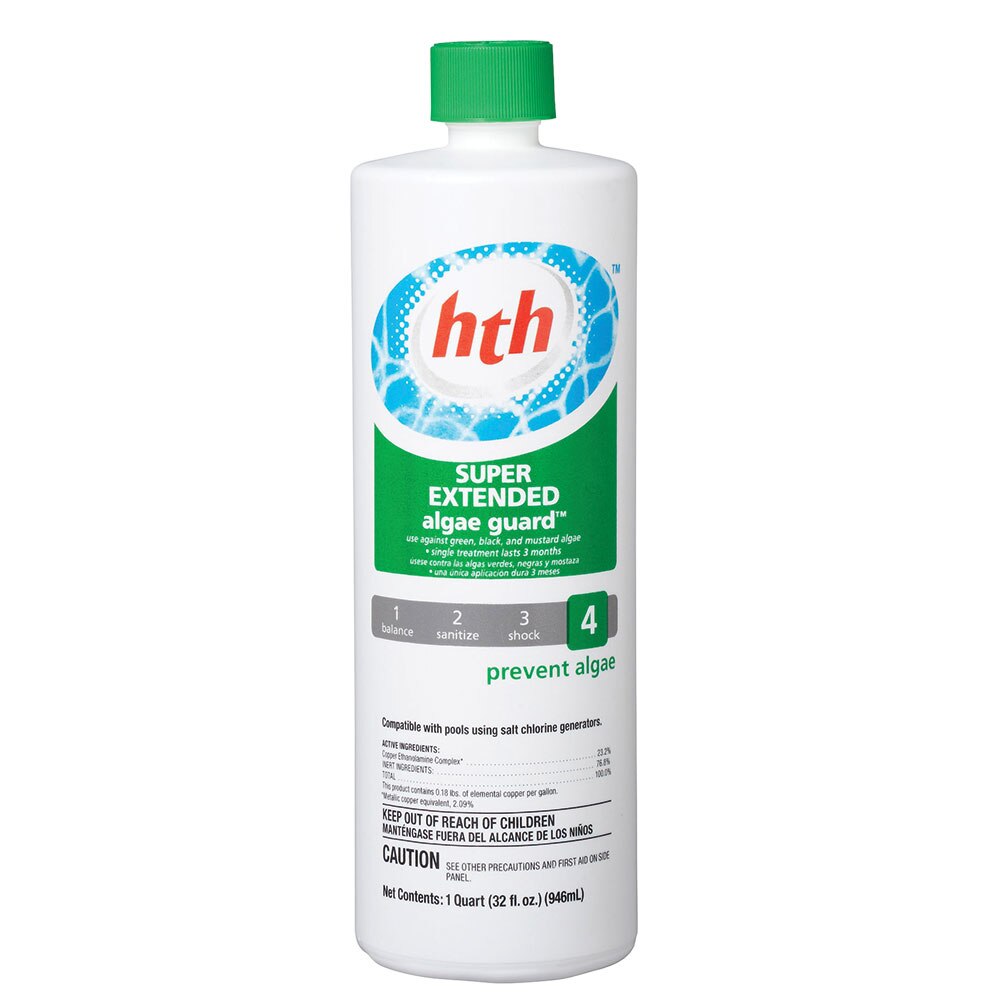 HTH Super Extended Algae Guard 90 Day 2 Quarts Copper NonFoaming