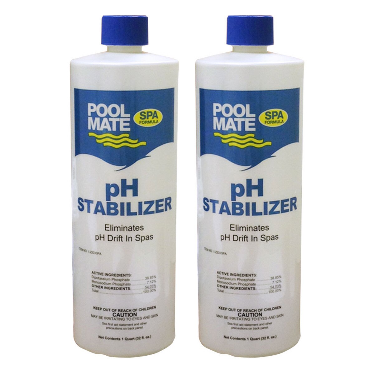 Pool Mate pH Stabilizer 2 Quarts Spa pH Control Splash Super Center