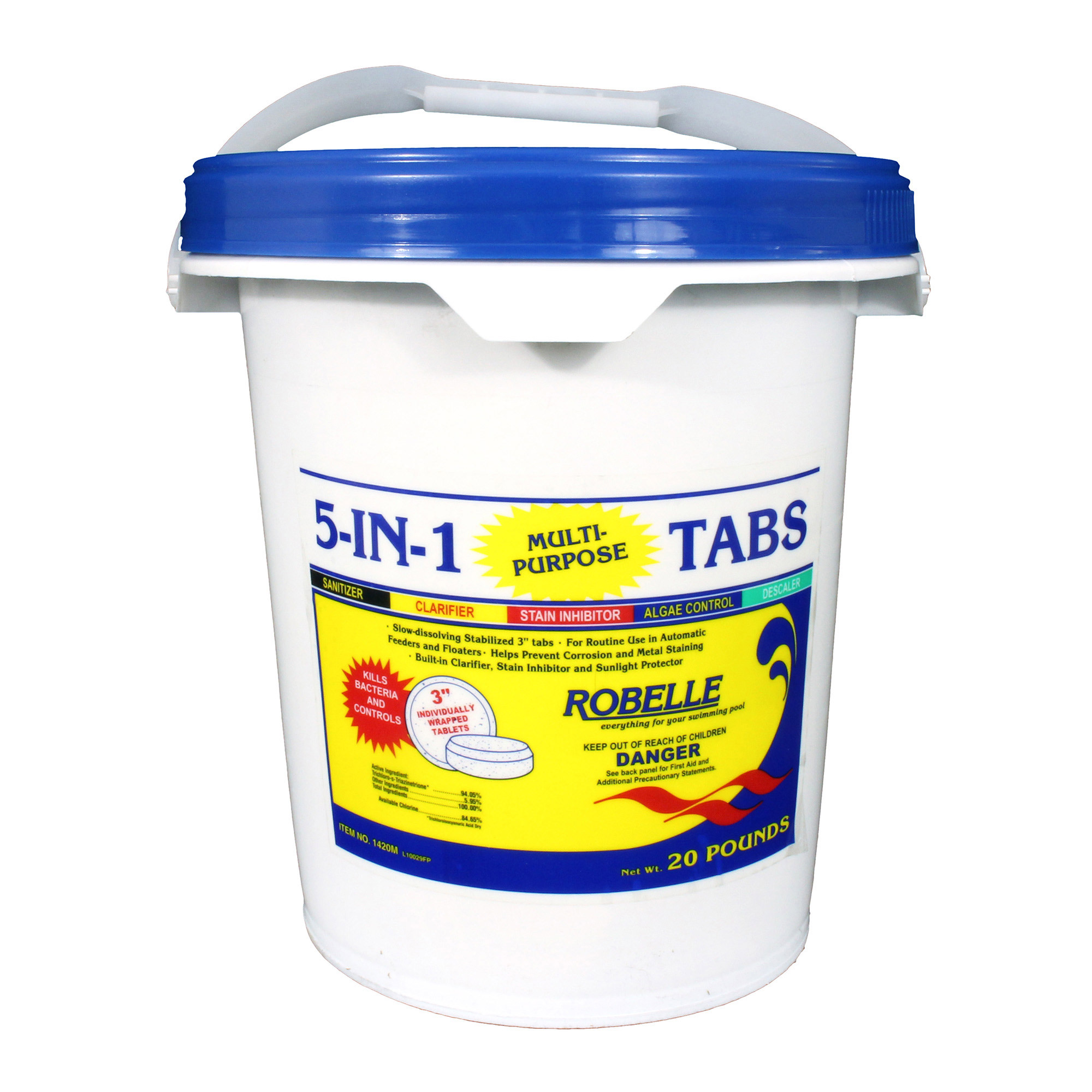 Robelle 5-in-1 Tabs - 20 Lbs