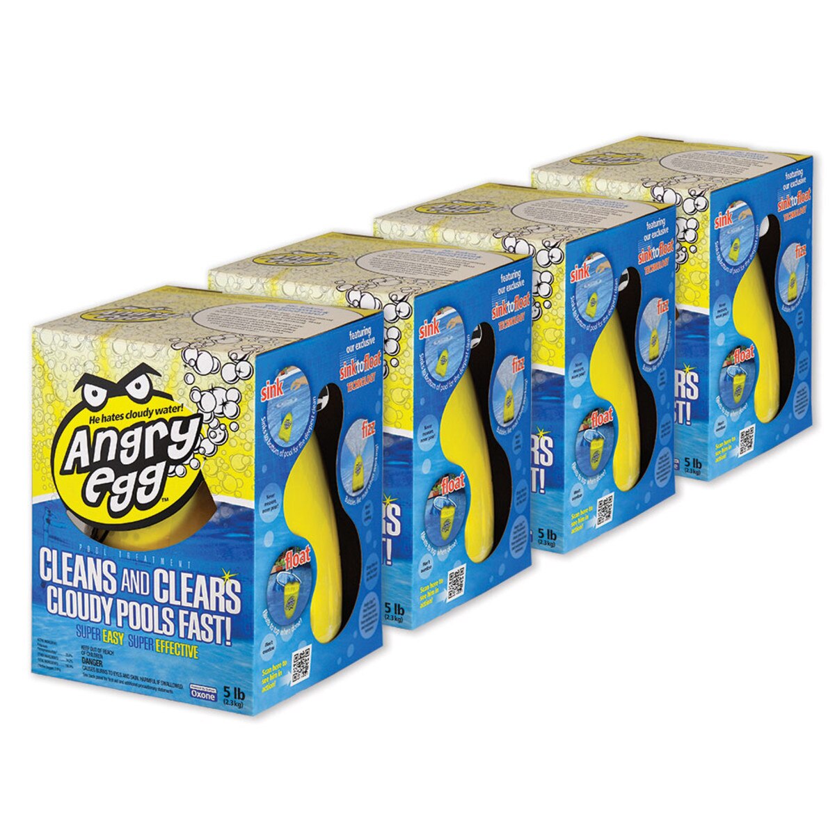 Angry Egg 4 pack Pool Shock Splash Super Center