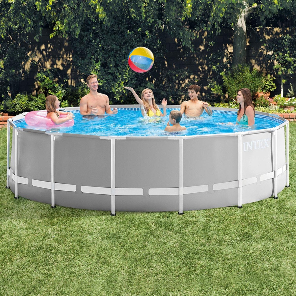 Intex 15Ft X 48In Prism Frame Pool Set | Intex Pools & Filtration Systems | Pool Supplies