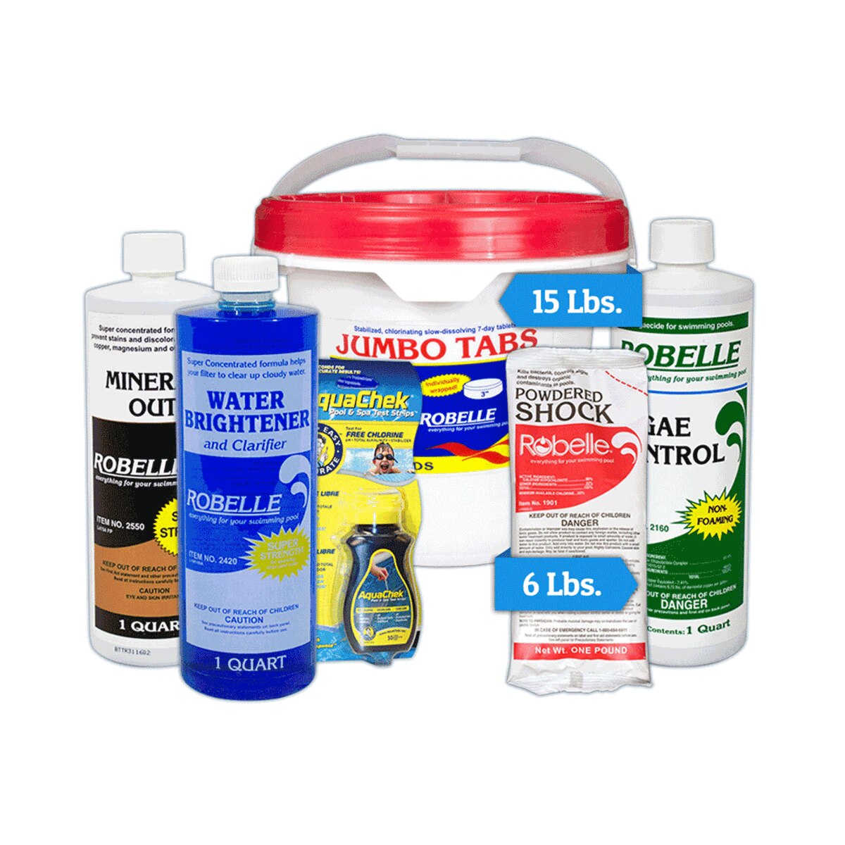 Chemical Kit with 15 Lbs Jumbo Tabs Splash Super Center