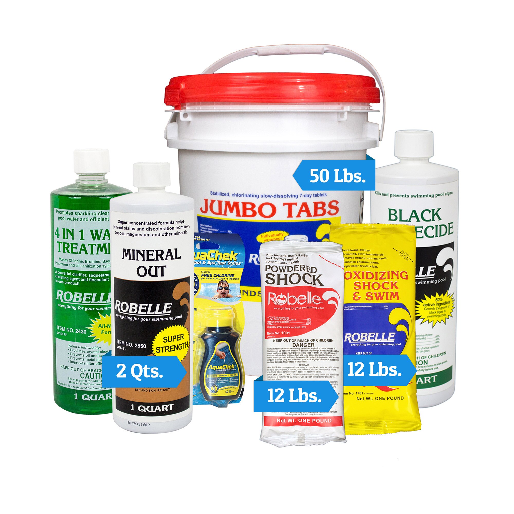Chemical Kit with 35 Lbs Jumbo Tabs Splash Super Center