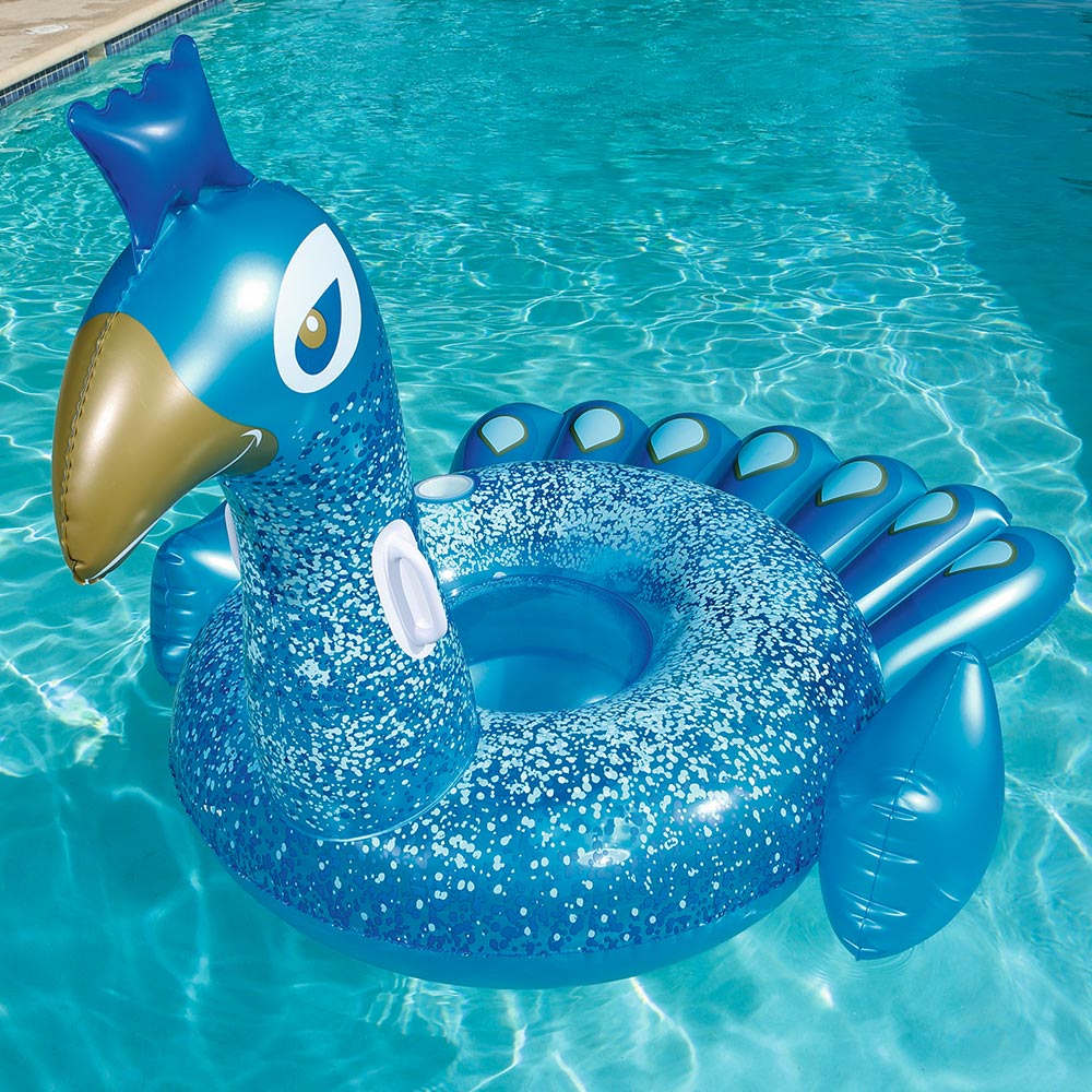 giant peacock float