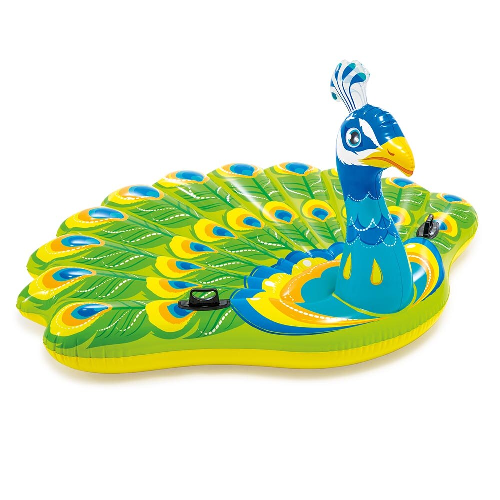 giant peacock float