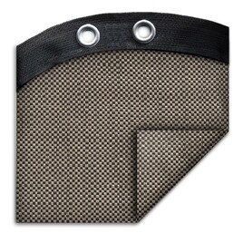 18 X 33 Oval Premium Mesh Taupe Pool Cover Splash Super Center