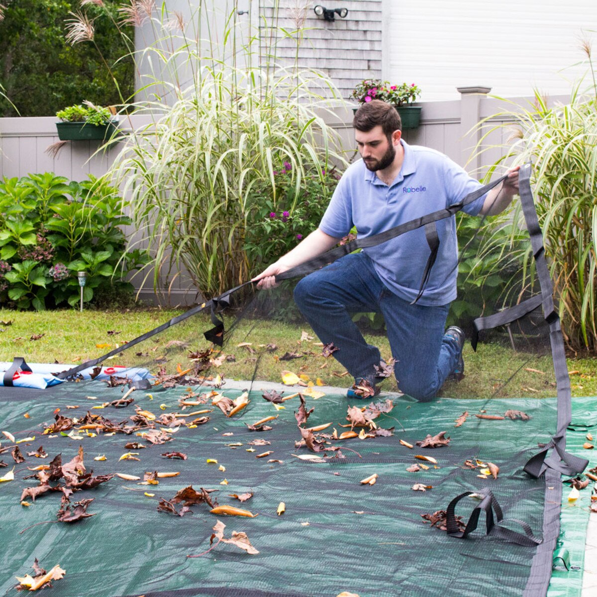 Robelle Premium Leaf Catcher 30' x 50' Rectangular Pool Net