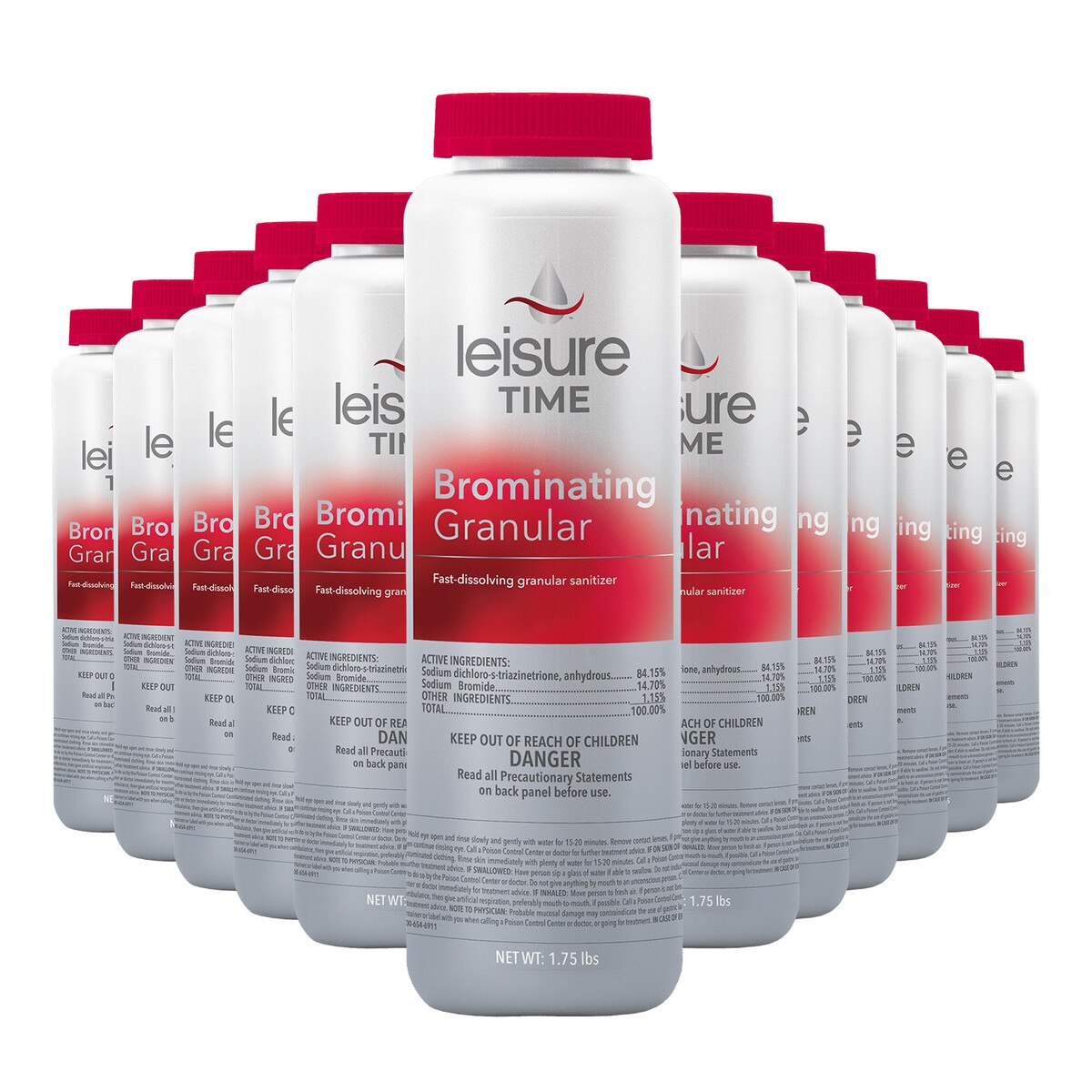 Leisure Time Bromine Granular 12 x 1.75 Lbs Spa Bromine Splash