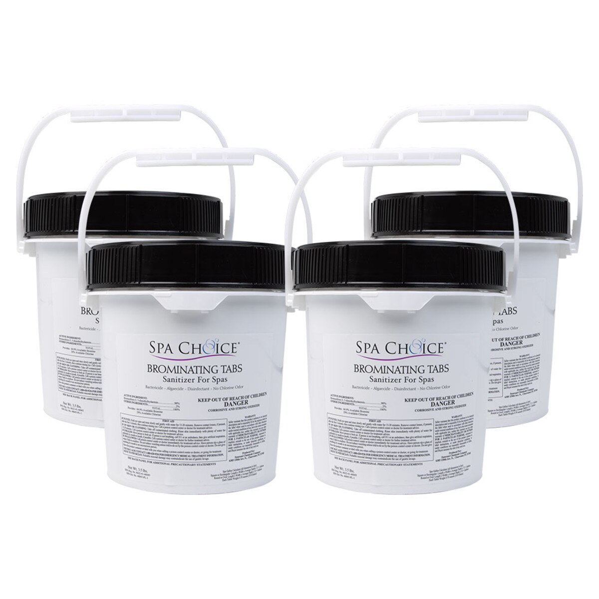 Spa Choice Brominating Tabs 4 x 3.5 Lbs Spa Bromine Splash Super