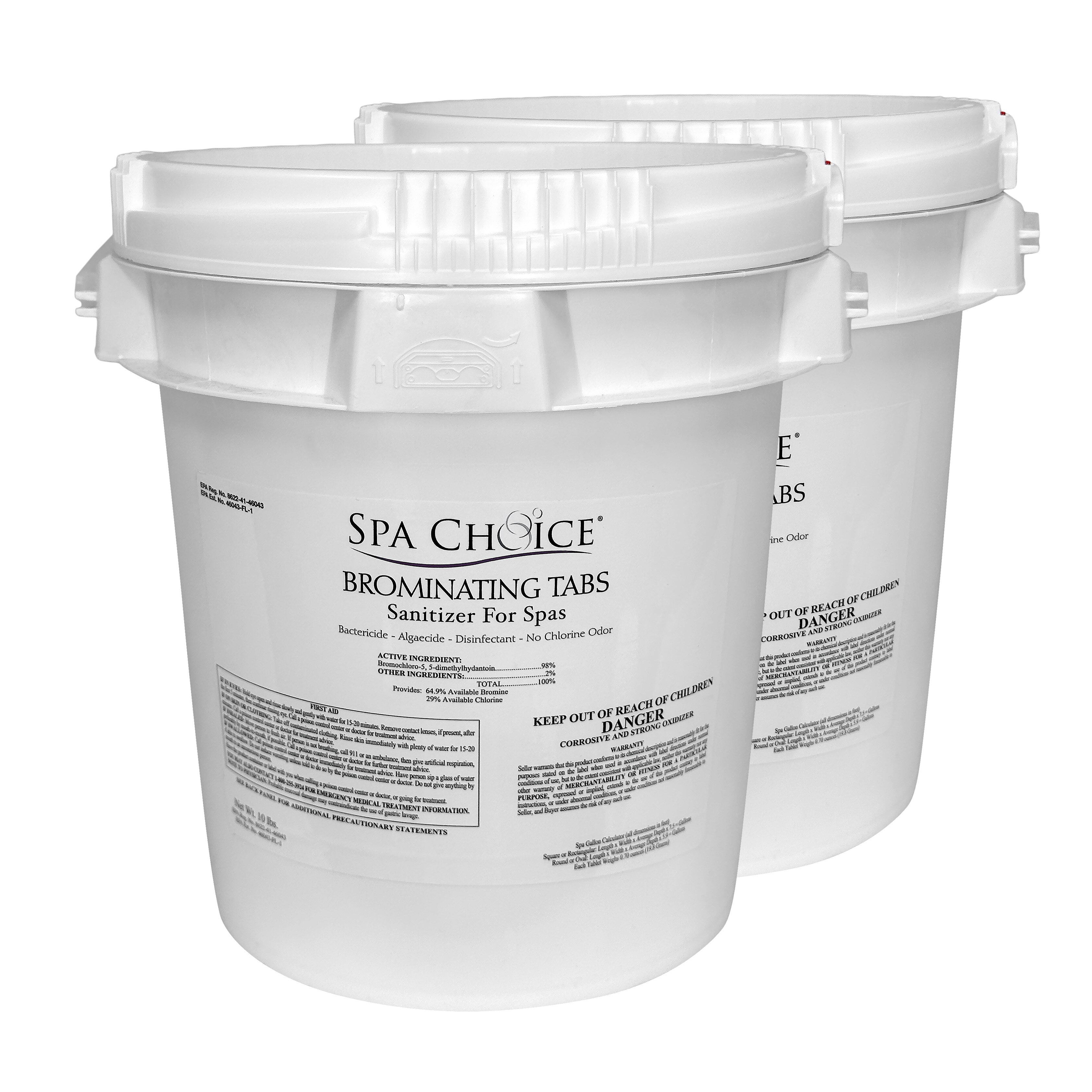 Spa Choice Brominating Tabs 3 x 10 Lbs (30 Lbs) Spa Bromine