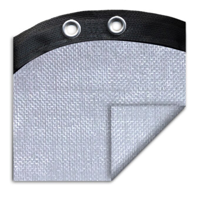 24 Round Premium Mesh Silver Pool Cover Splash Super Center