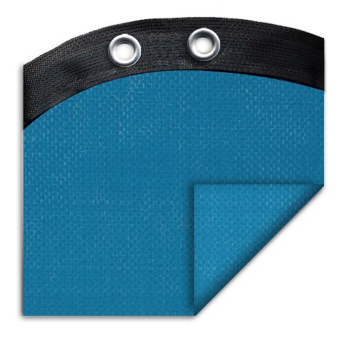 Robelle Mesh 15x27 x 30x27 Oval Winter Pool Cover Blue