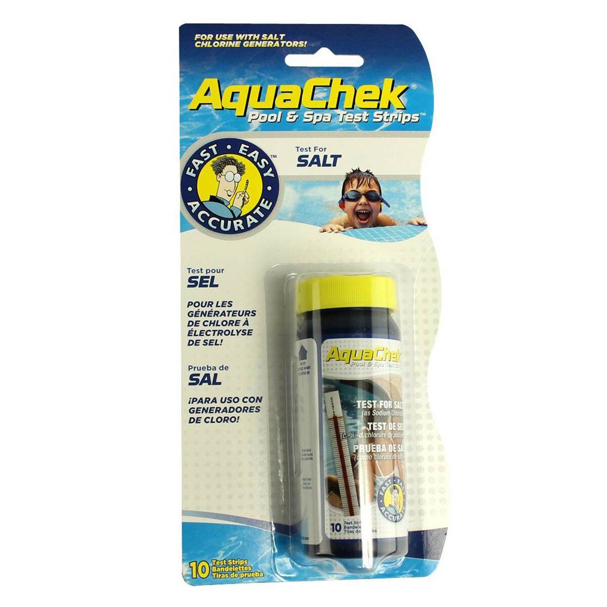 White Salt Test Strips 10 Strips Splash Super Center