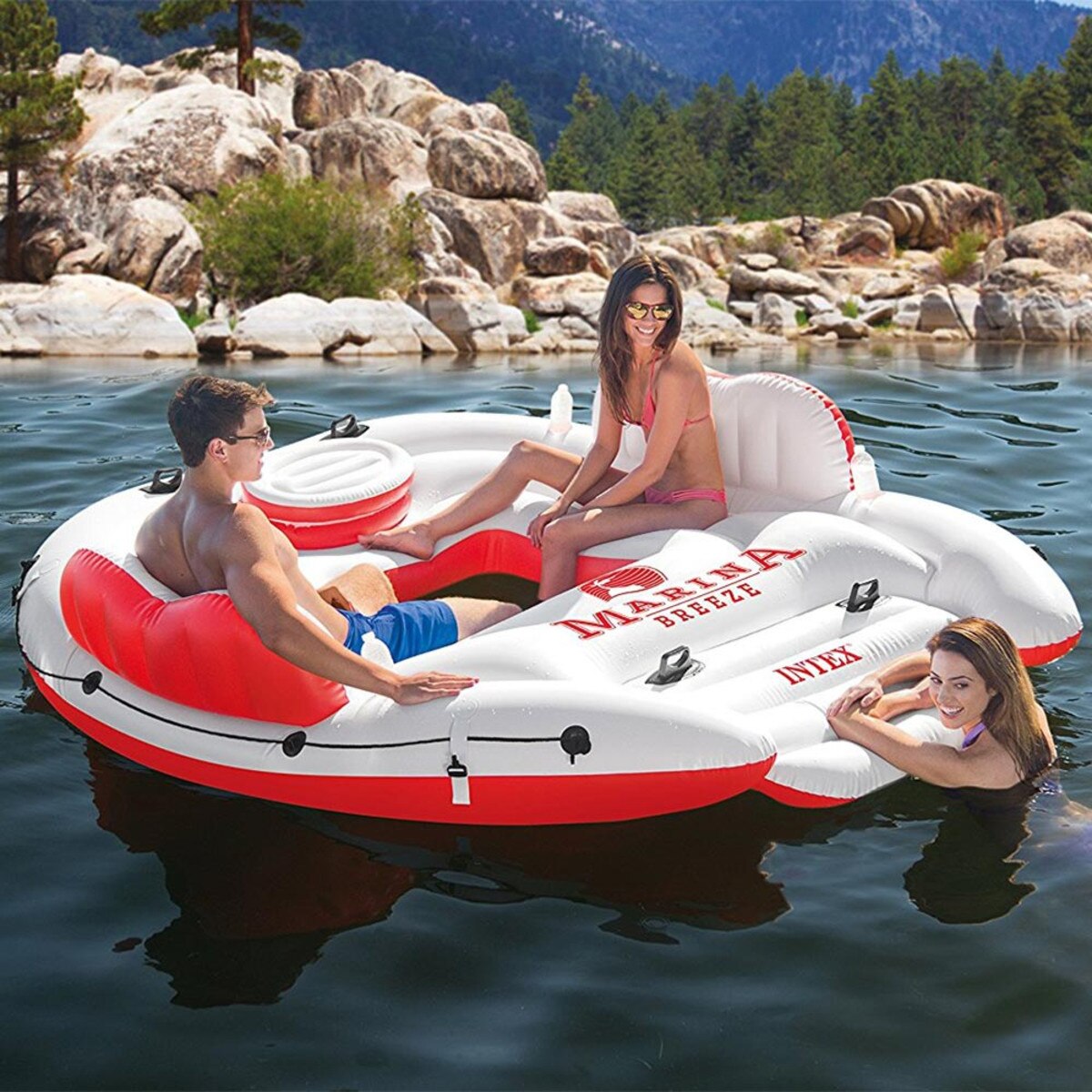 marina breeze island pool float