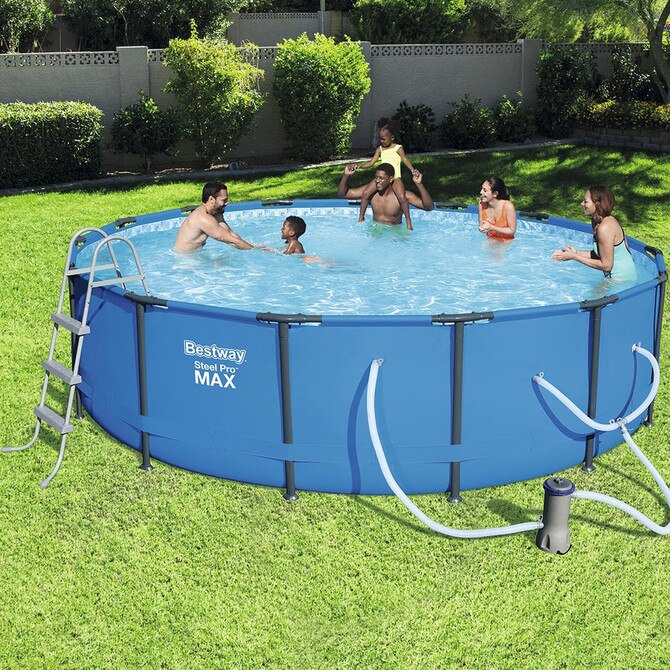 Bestway 15 X 42 Steel Pro Pool Set Splash Super Center