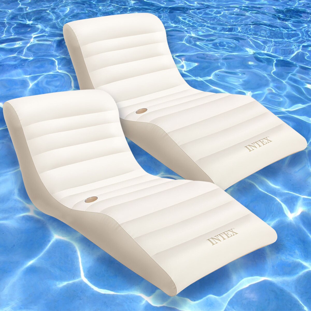 intex lounge island