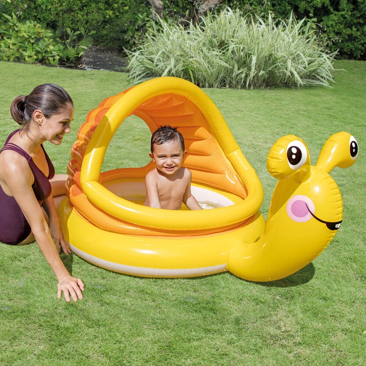 intex lazy fish baby shade pool