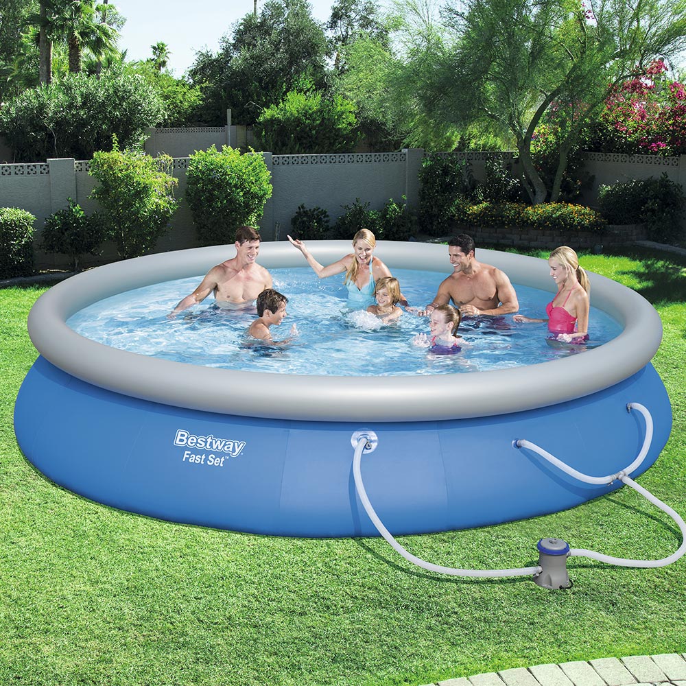 inflatable pool set