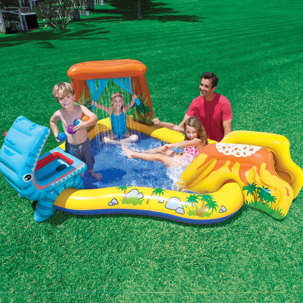 Inflatable Water Slide Intex Kool Splash Inflatable Swimming Pool