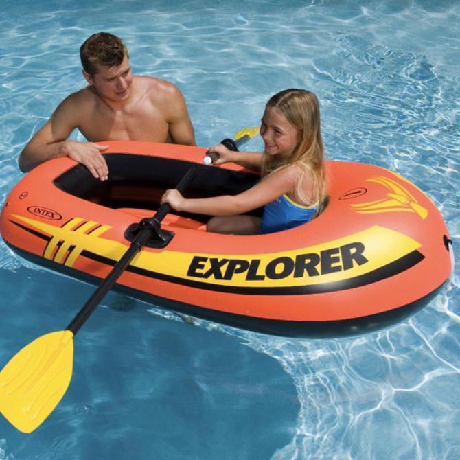 Intex Explorer 100 Boat Kids Floats Pools Splash Super Center