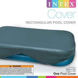 Intex 120 X 72 X 20 Rectangular Pool Cover Age 3 Intex