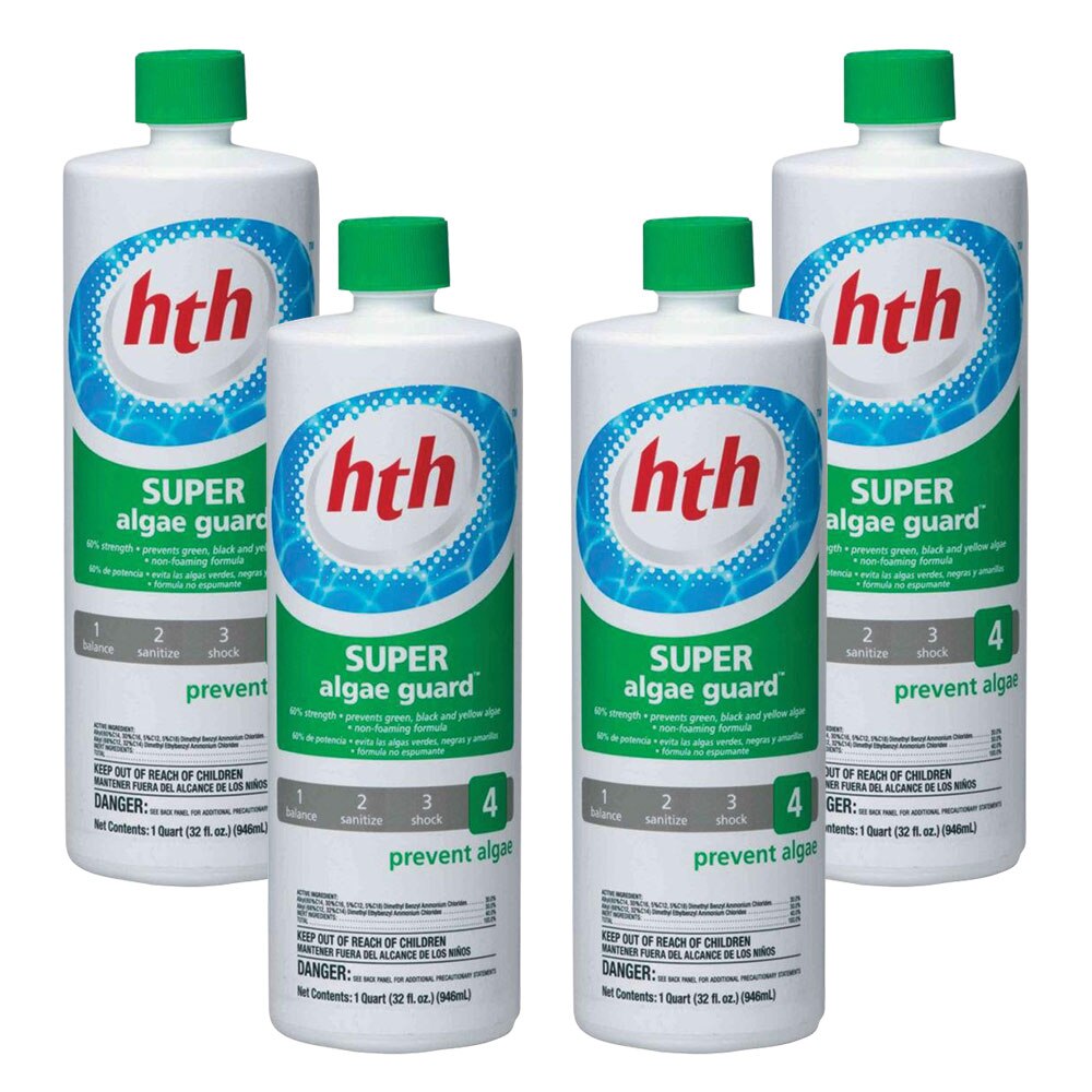 HTH Super Algae Guard 60 Strength Non Foaming Swimming Pool Algaecide