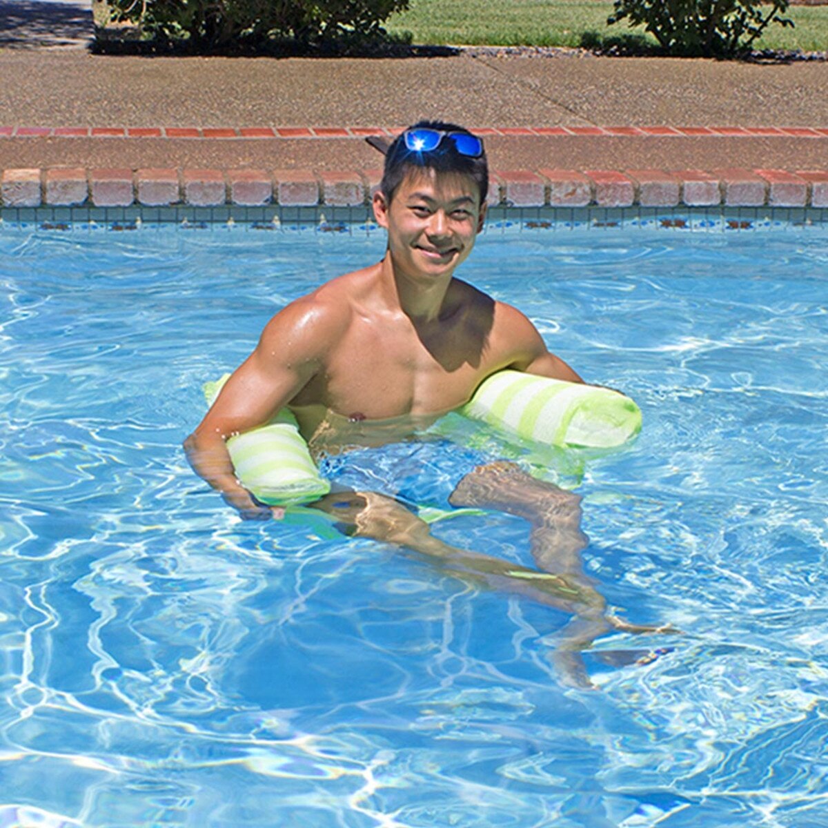 in pool water lounger