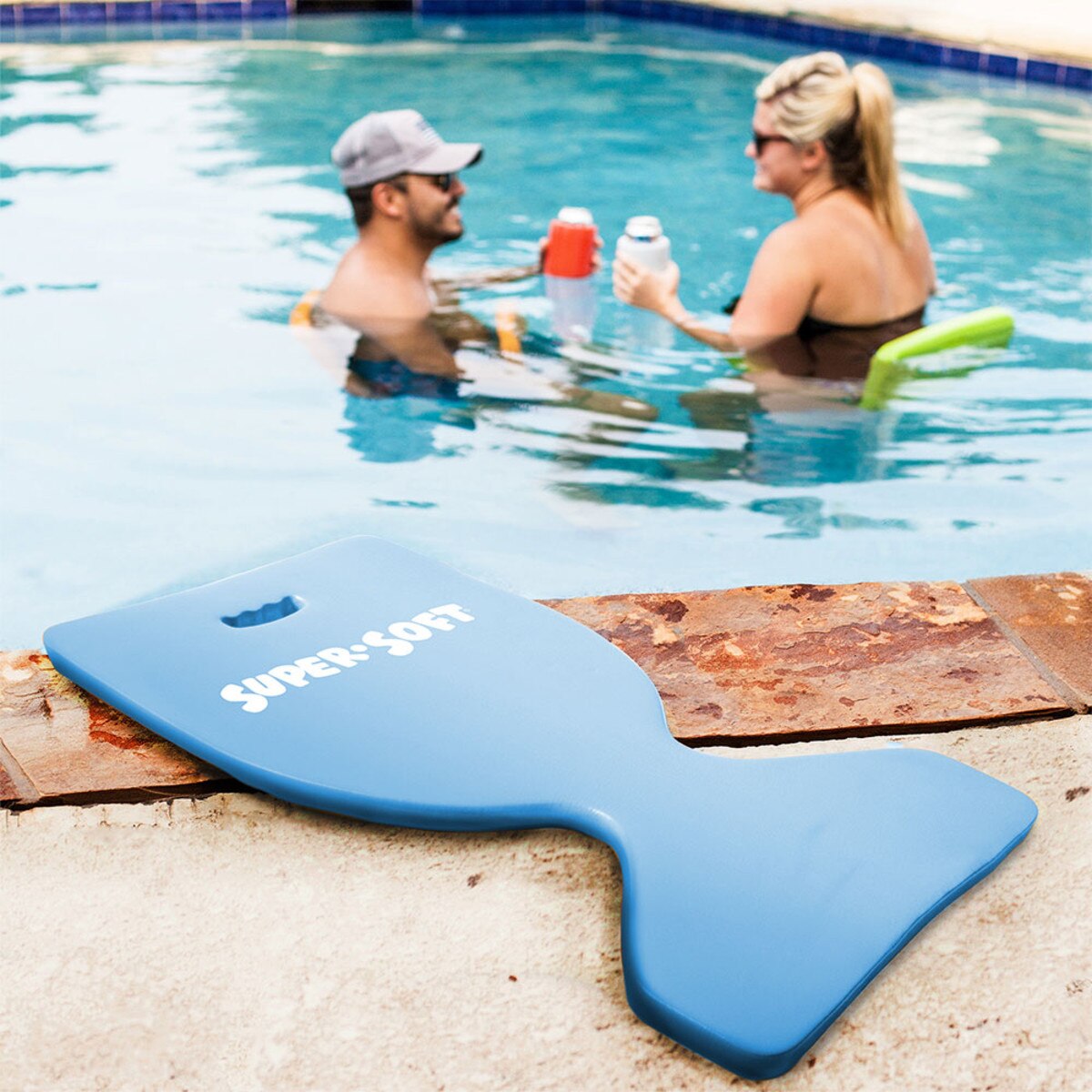 Texas Rec Super Soft Deluxe Saddle Bahama Blue Floats & Lounges