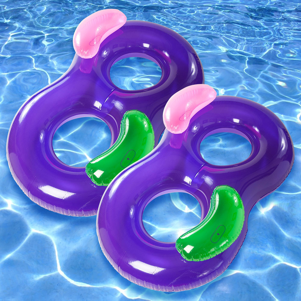 Swimline Side By Side Swimming Pool Inflatable 2 Person Lounger Float