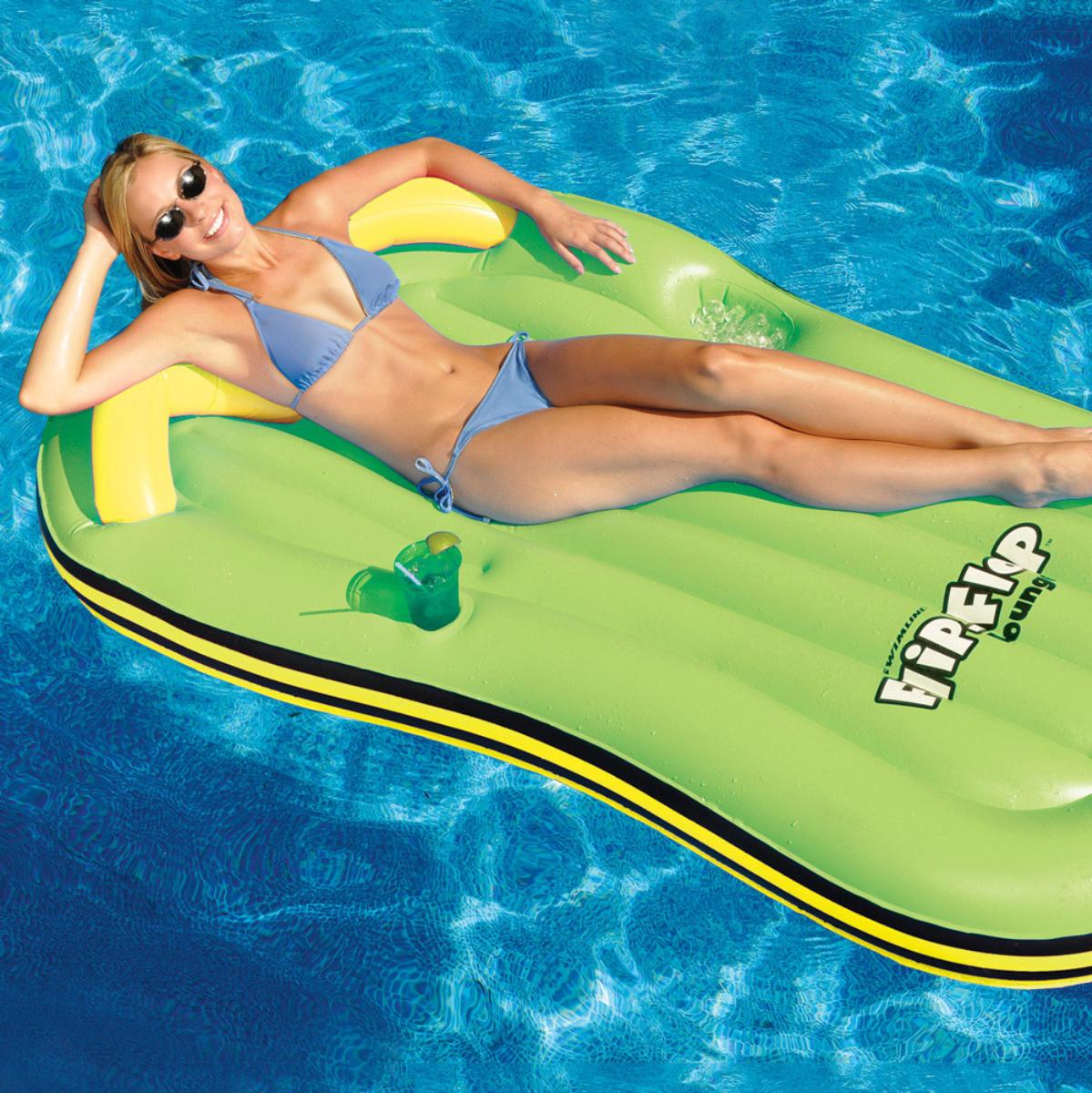 sun tan lounge pool float