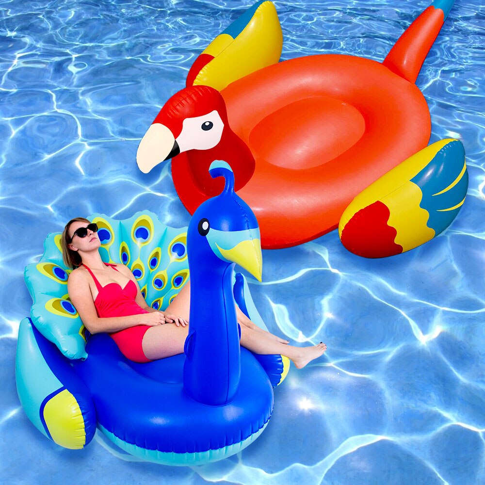 giant peacock float