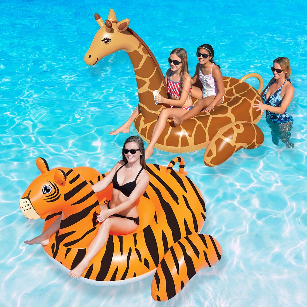 glitter tiger pool float