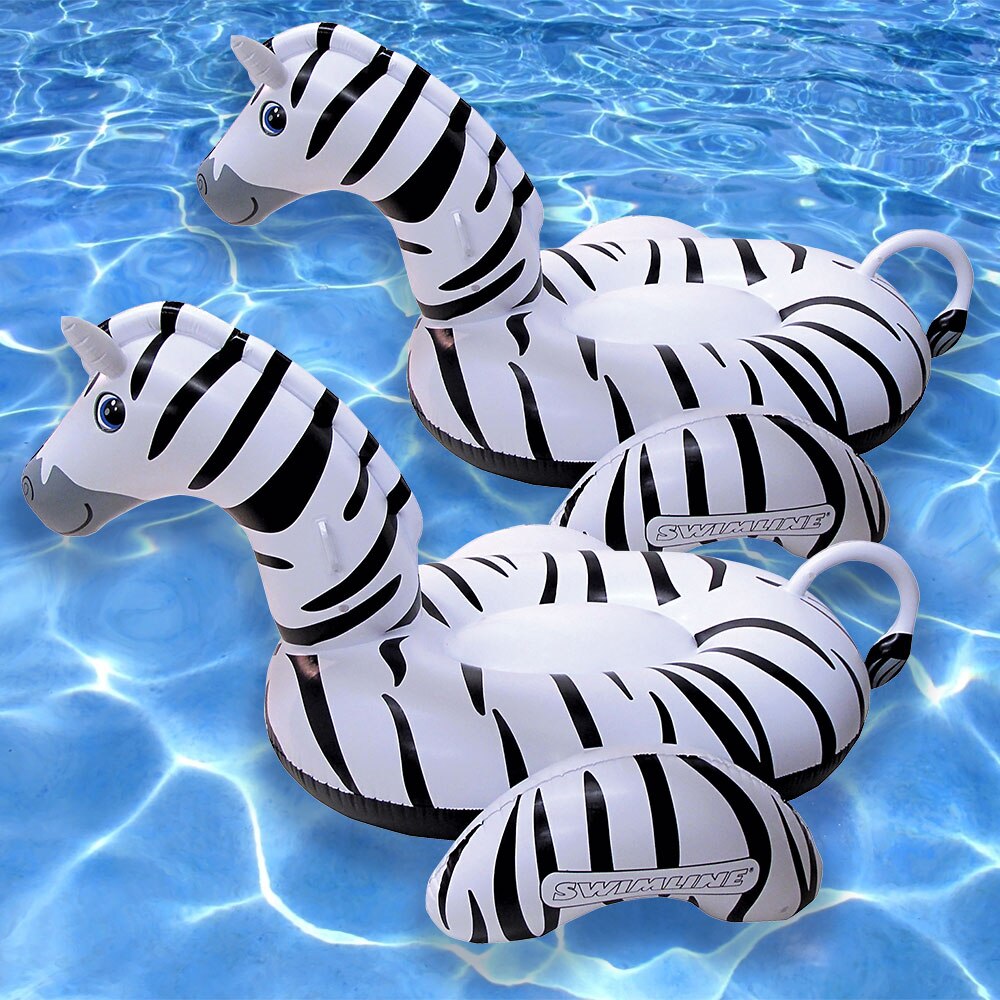 zebra pool float
