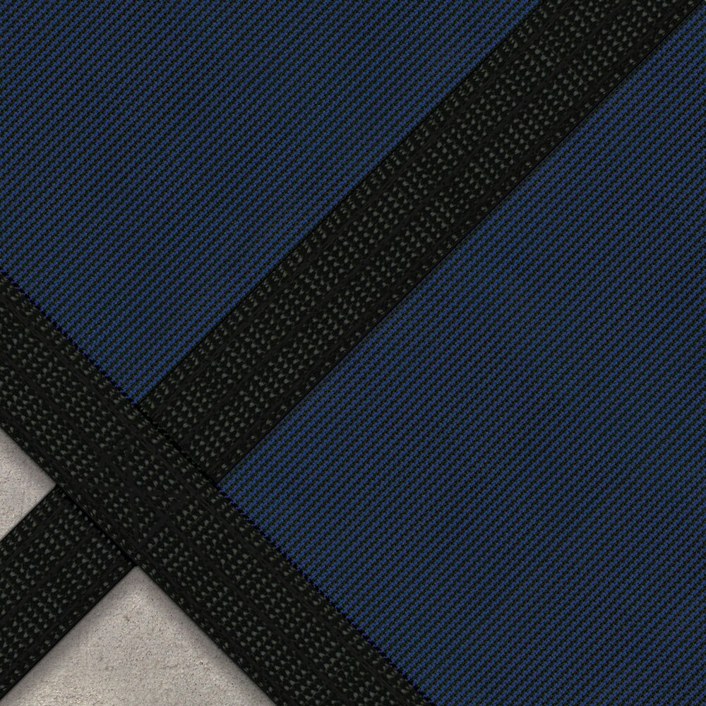 Robelle Commercial Mesh 24' Round - Blue for Concrete Deck